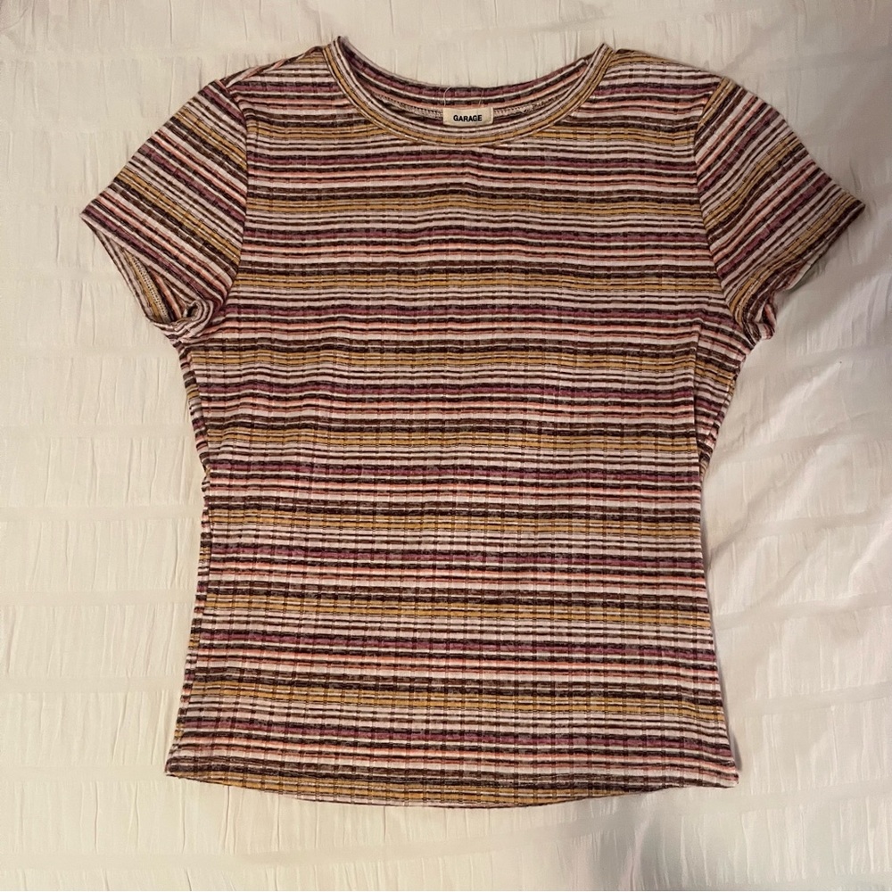 Striped Crop Top